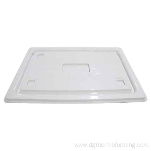 Thermoforming thick plastic parts for mirror shell